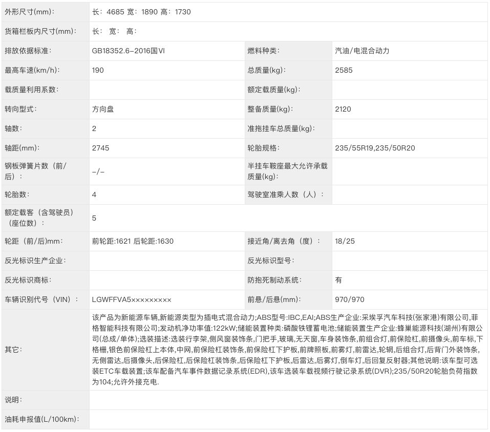 前脸变了！魏牌新拿铁申报图曝光